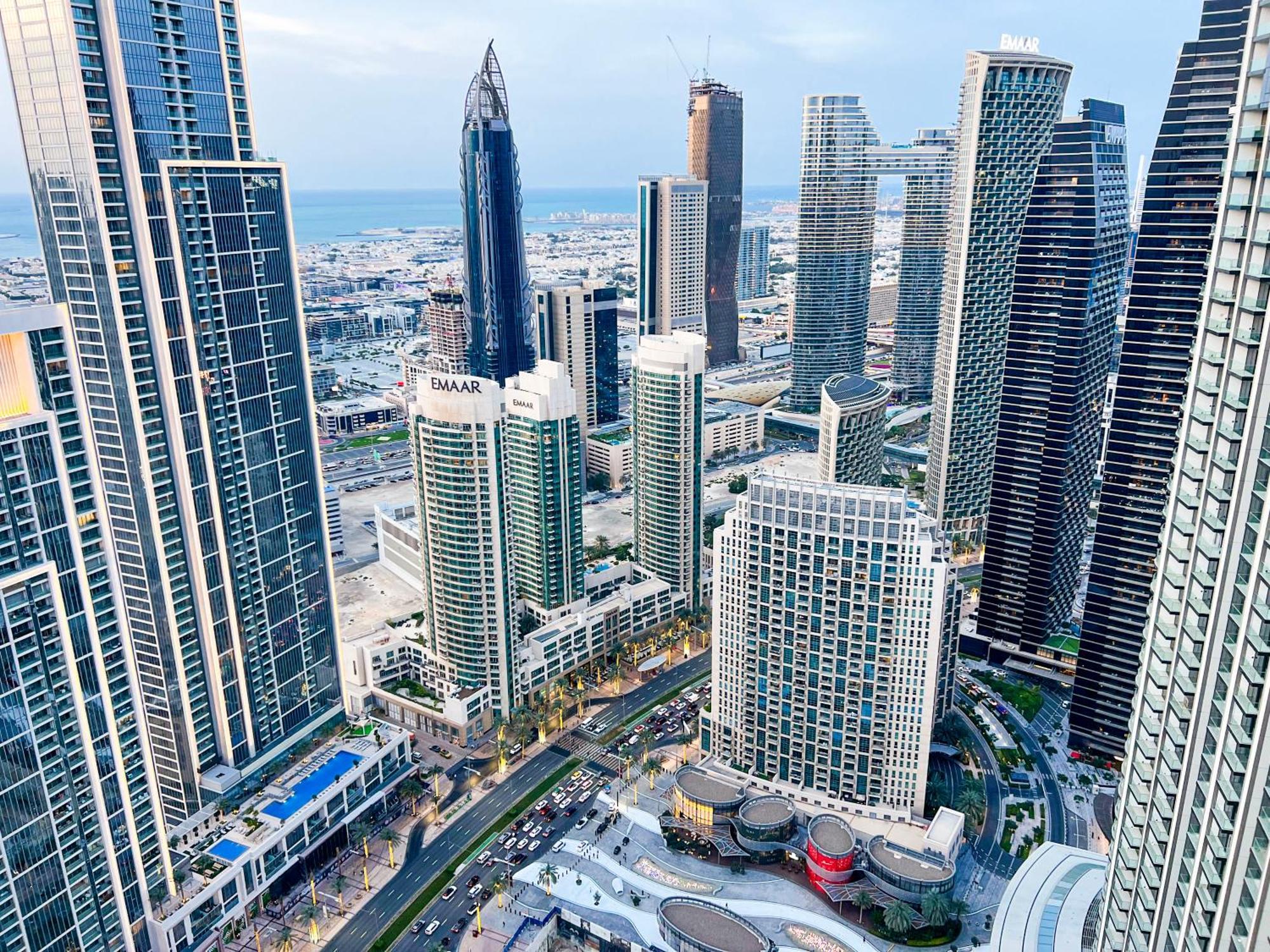 Downtown Luxury - Stunning Burj Khalifa & Sea View - 5 Minutes Walk To Dubai Mall Exteriör bild