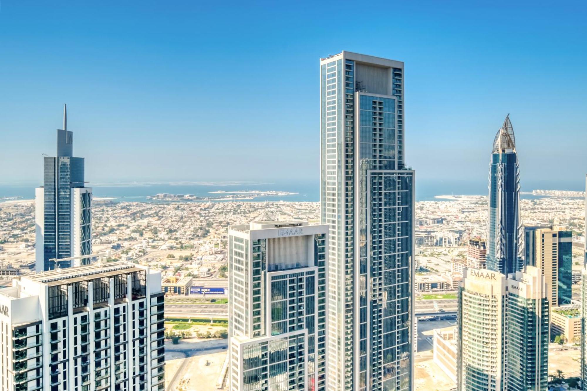 Downtown Luxury - Stunning Burj Khalifa & Sea View - 5 Minutes Walk To Dubai Mall Exteriör bild